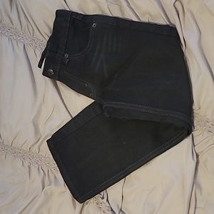 Boys size 7 regular 505 Levi's  black jeans with adjustable waist.